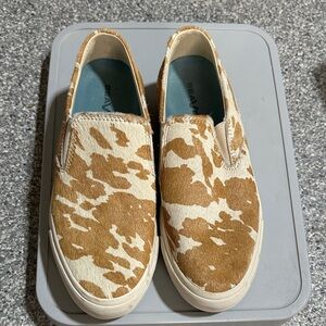 SeaVees Tan and White Women's Sneakers